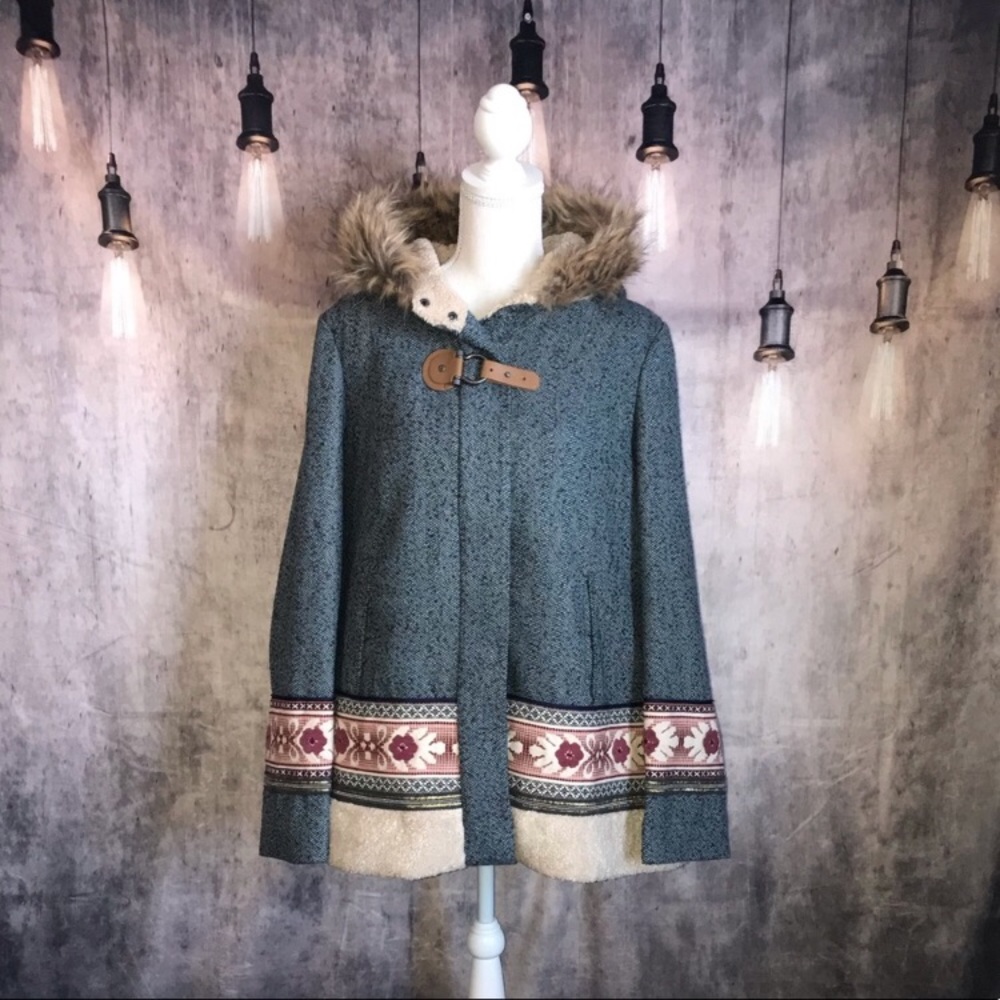 Anthropologie Elevenses Coat